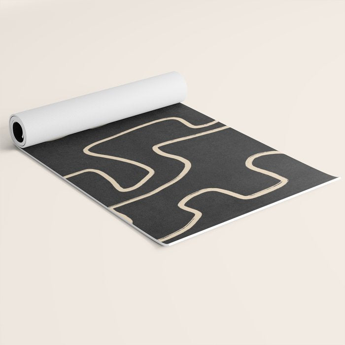 Minimal Abstract Line Art 8 Yoga Mat Gallery Image 2