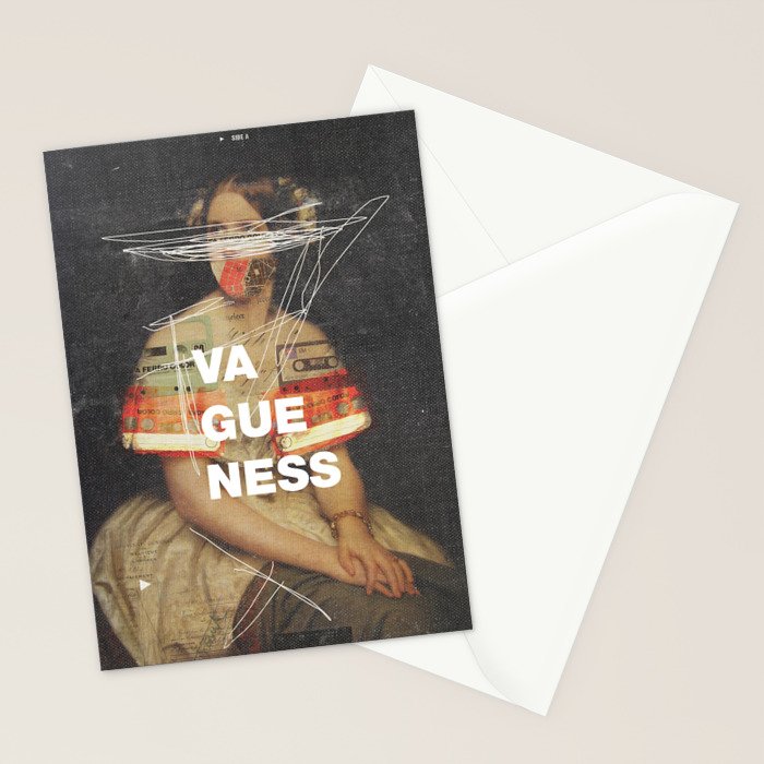 Vagueness Stationery Card Gallery Image 2