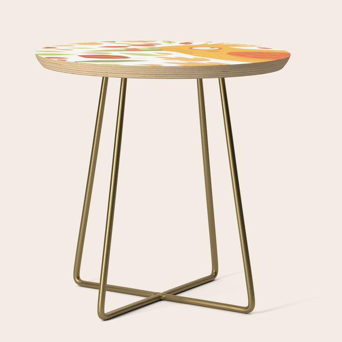 Autumn bird and leaves Side Table Gallery Image 1