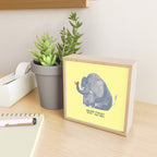 Elephant never forgets Mini Art Print Gallery Image 2