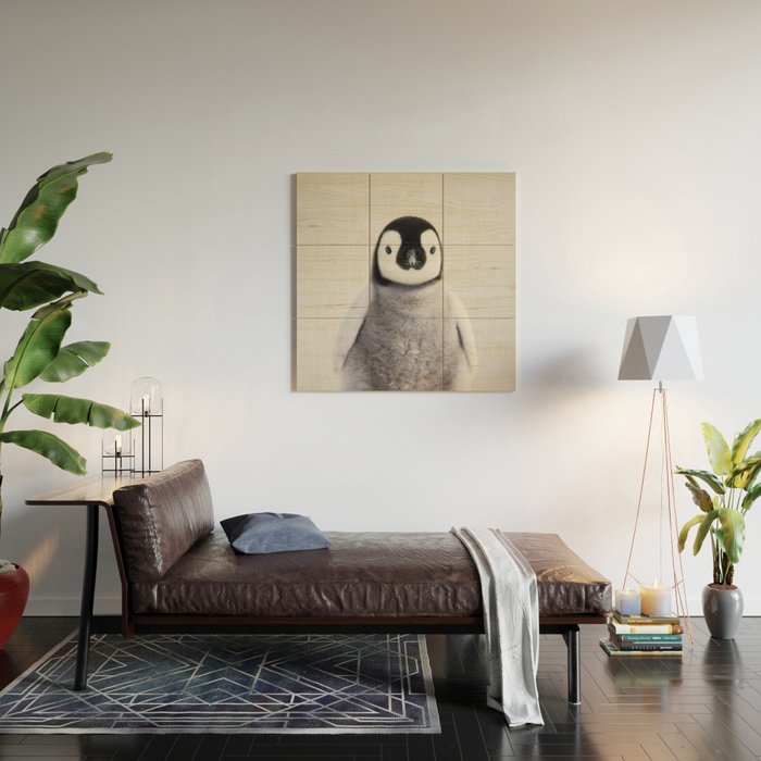 Baby Penguin - Colorful Wood Wall Art Gallery Image 2