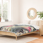 Painted Protea Pattern Duvet Cover Gallery Image 2