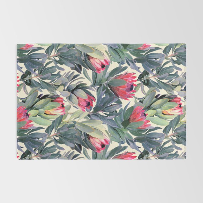 Painted Protea Pattern Rug Gallery Image 2