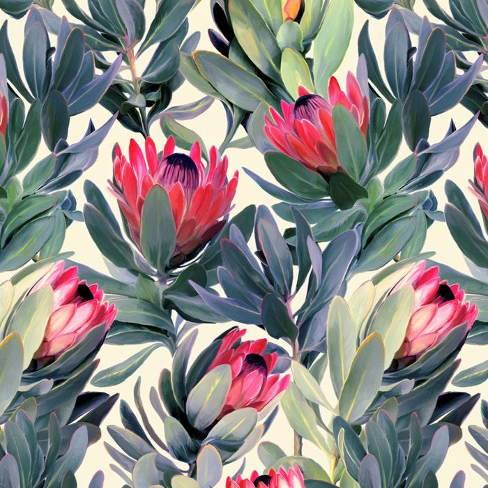 Painted Protea Pattern Coffee Mug Gallery Image 2