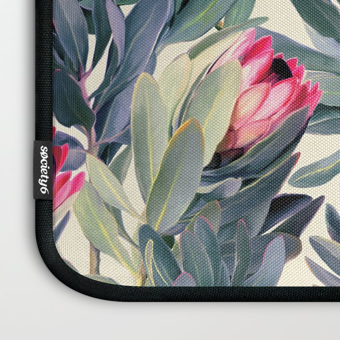 Painted Protea Pattern Laptop Sleeve Gallery Image 3