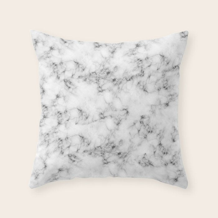 Real Marble Throw Pillow Gallery Image 6