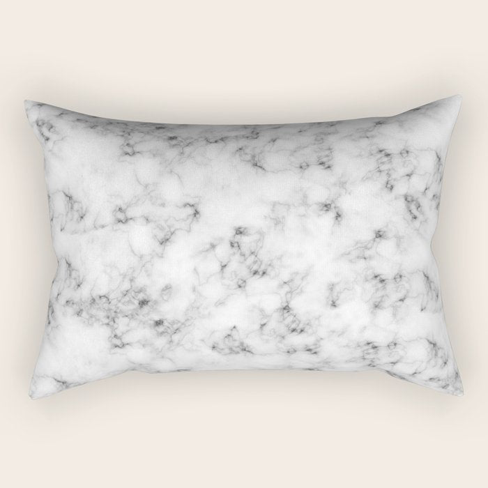Real Marble Rectangular Pillow Gallery Image 2