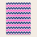 Hot Pink and Navy Blue Chevron Notebook Gallery Image 4