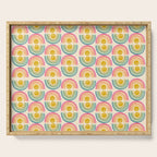 Smiley Rainbow Print Serving Tray Gallery Image 1