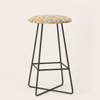 Smiley Rainbow Print Stool Gallery Image 1