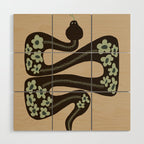 wild and free green anaconda  Wood Wall Art Gallery Image 1