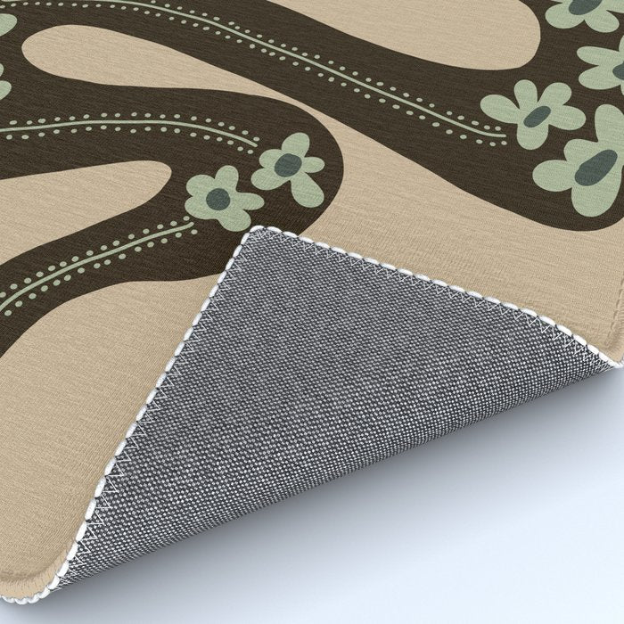 wild and free green anaconda  Rug Gallery Image 4
