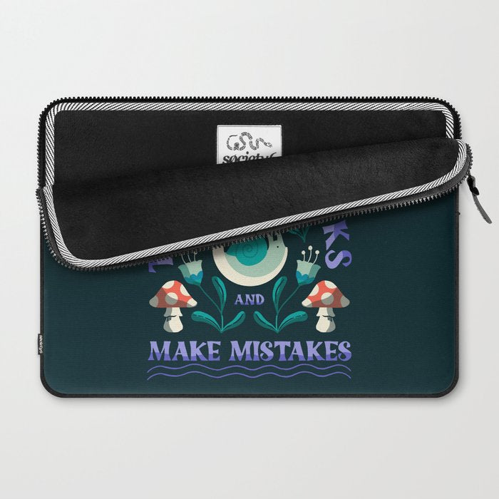 Take Breaks and Make Mistakes Laptop Sleeve Gallery Image 2
