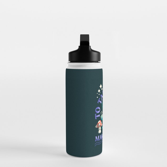 Take Breaks and Make Mistakes Water Bottle Gallery Image 3