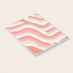 bubblegum pink zebra stripes Notebook Gallery Image 3