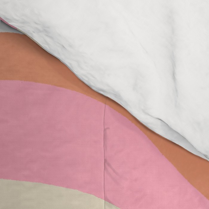 bubblegum pink zebra stripes Comforter Gallery Image 4