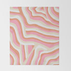 bubblegum pink zebra stripes Throw Blanket Gallery Image 2