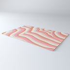 bubblegum pink zebra stripes Rug Gallery Image 3