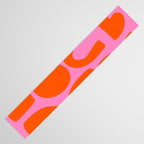 Orange Shapes on Pink Table Runner Gallery Image 3