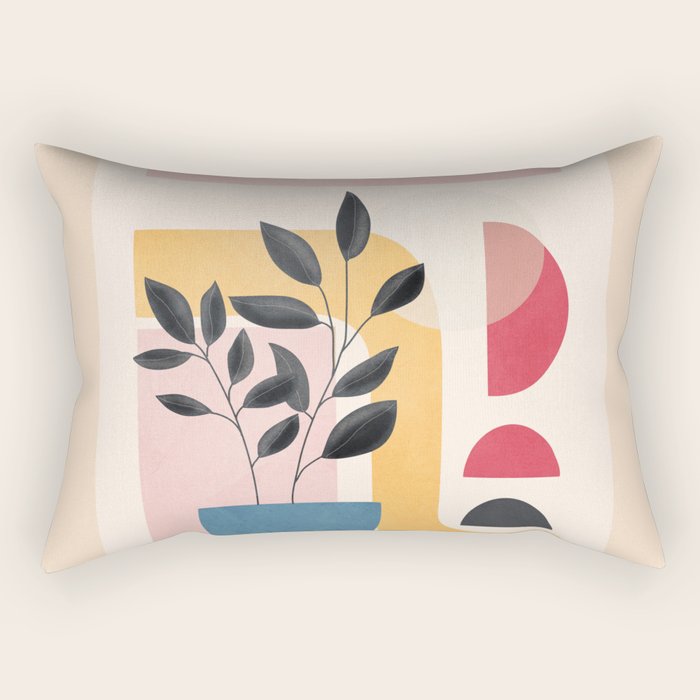 Soft Shapes XXVI Rectangular Pillow Gallery Image 2