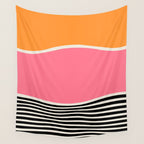 Wavy Ripples: Mid Century Edition Wall Tapestry Gallery Image 4