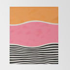 Wavy Ripples: Mid Century Edition Throw Blanket Gallery Image 2