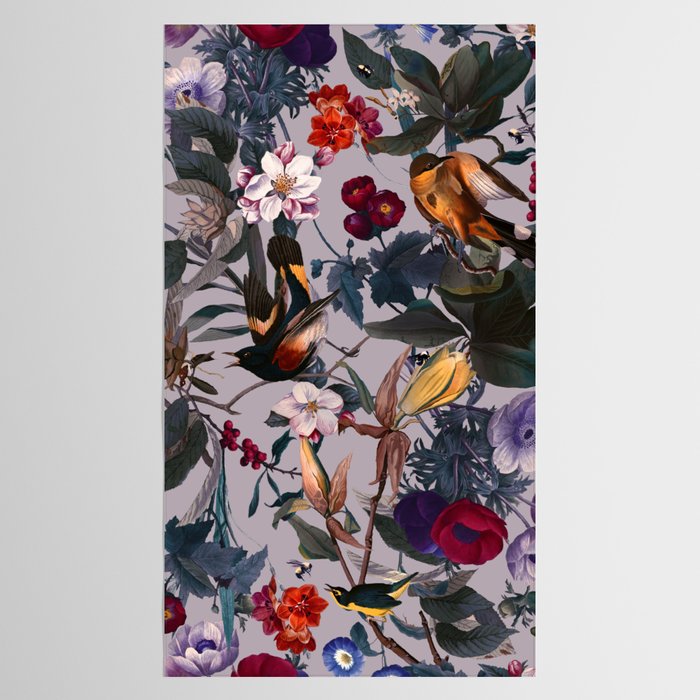 Floral and Birds XL Tablecloth Gallery Image 2
