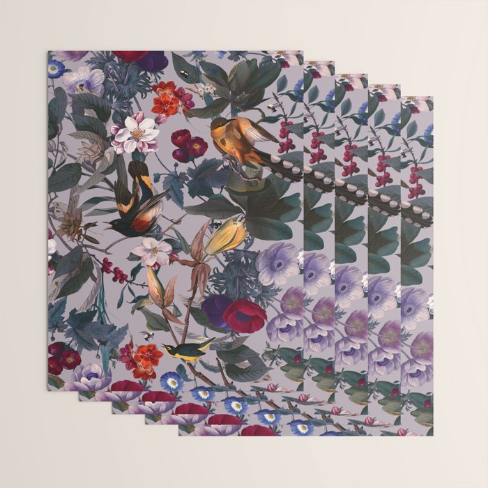 Floral and Birds XL Wrapping Paper Gallery Image 3
