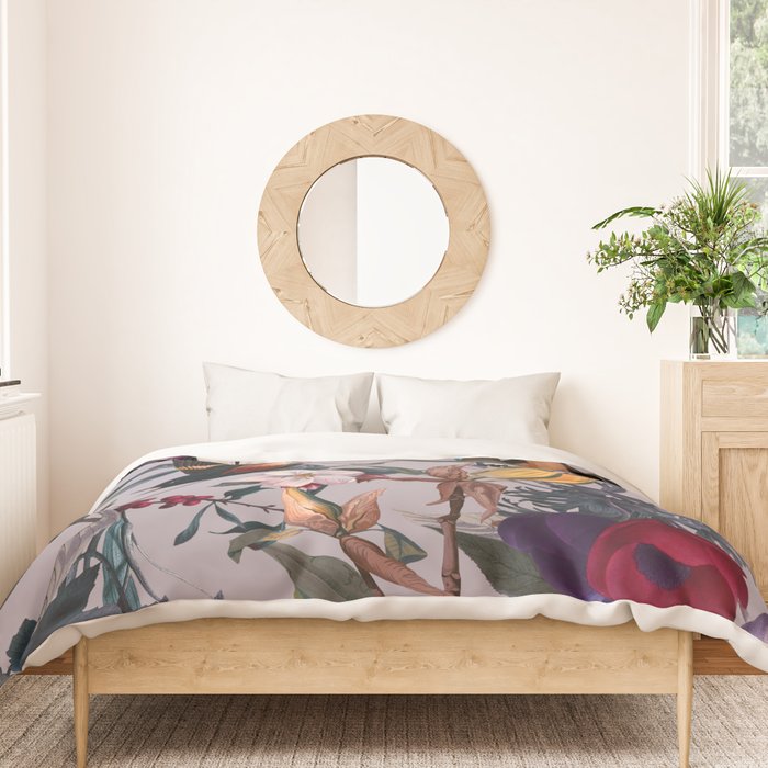 Floral and Birds XL Duvet Cover Gallery Image 3