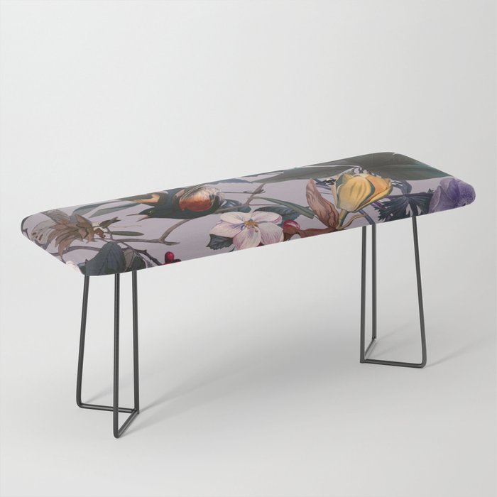 Floral and Birds XL Bench Gallery Image 1