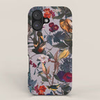Floral and Birds XL iPhone Case Gallery Image 1