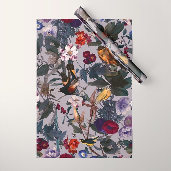 Floral and Birds XL Wrapping Paper Gallery Image 1