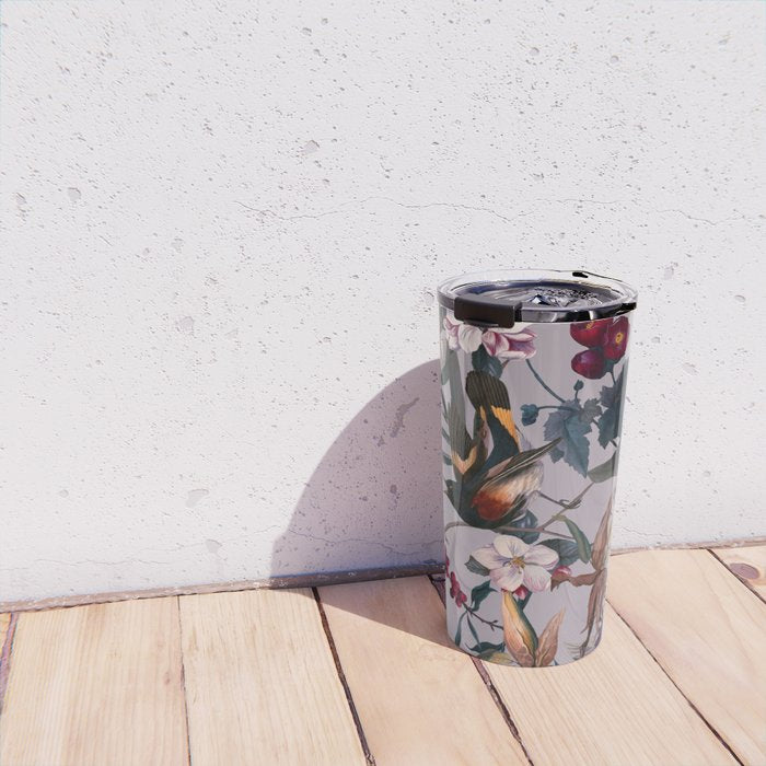 Floral and Birds XL Travel Mug Gallery Image 4