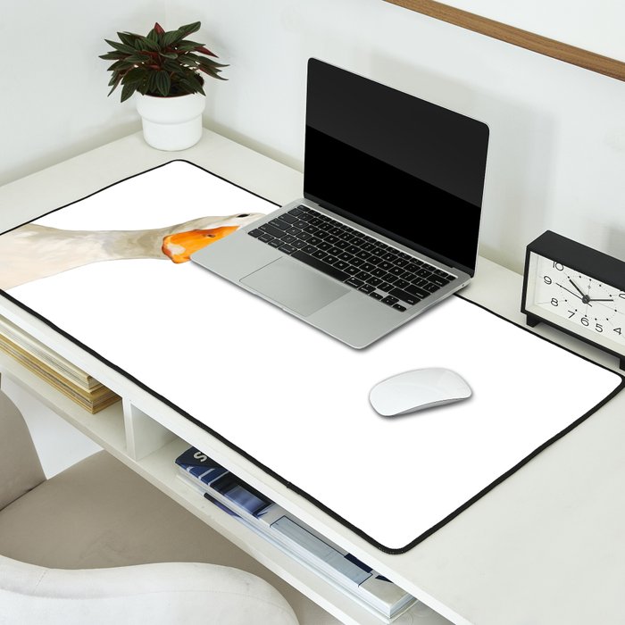 Sneaky White Duck Desk Mat Gallery Image 2