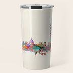 Washington dc skyline Travel Mug Gallery Image 1