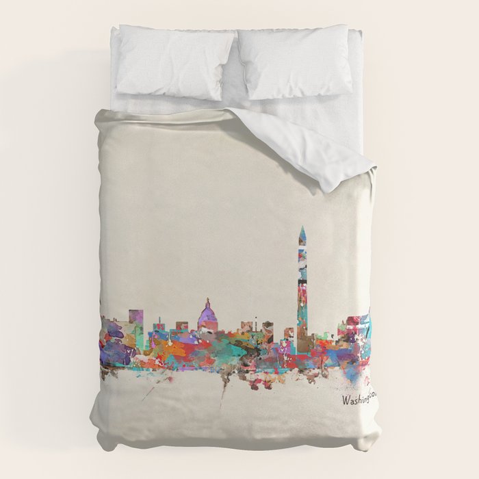 Washington dc skyline Duvet Cover Gallery Image 6