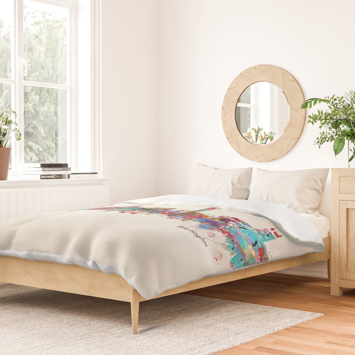 Washington dc skyline Duvet Cover Gallery Image 2