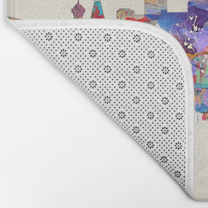 Las Vegas Nevada skyline Bath Mat Gallery Image 2