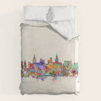 Las Vegas Nevada skyline Duvet Cover Gallery Image 6