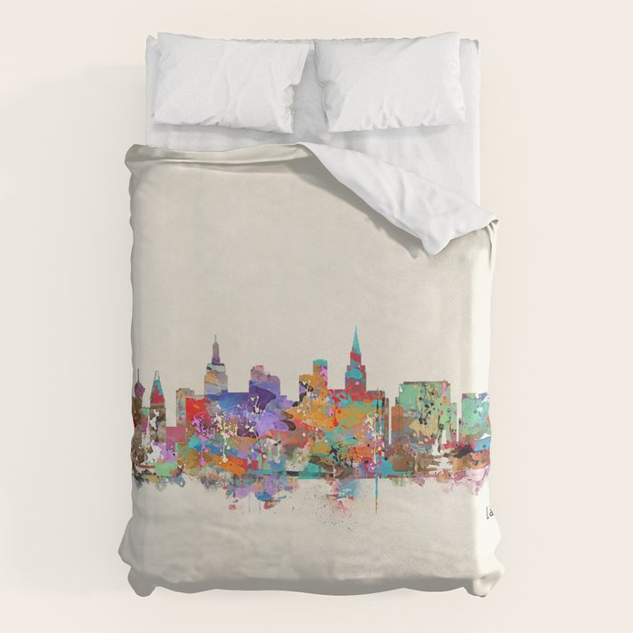 Las Vegas Nevada skyline Duvet Cover Gallery Image 1