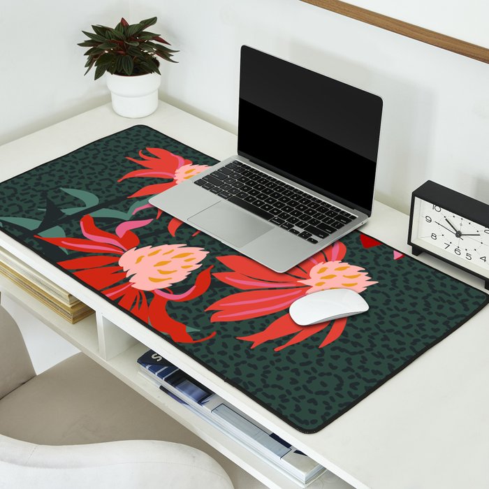 Girl's eye: autumn flower  Desk Mat Gallery Image 2