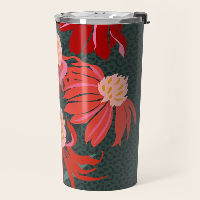 Girl's eye: autumn flower  Travel Mug Gallery Image 2