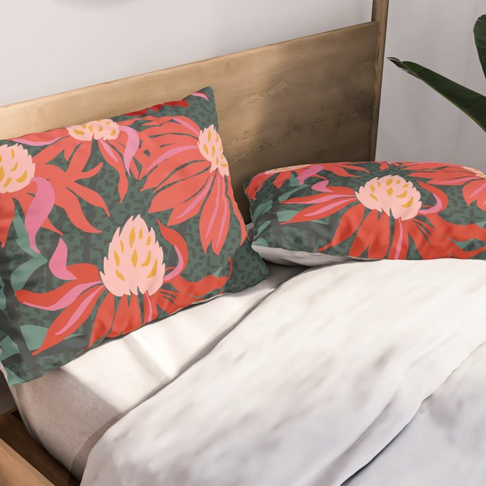 Girl's eye: autumn flower  Pillow Sham Gallery Image 2