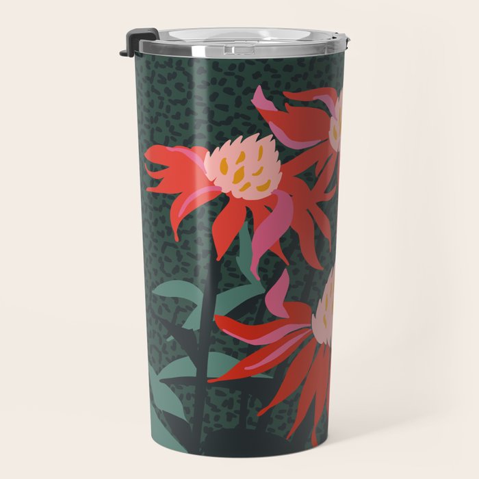 Girl's eye: autumn flower  Travel Mug Gallery Image 3