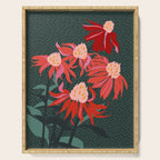 Girl's eye: autumn flower  Serving Tray Gallery Image 1