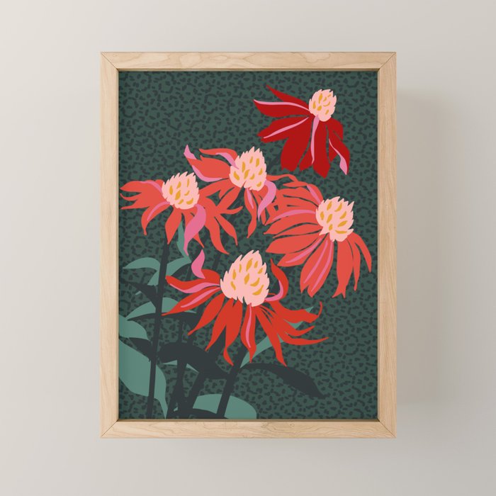 Girl's eye: autumn flower  Mini Art Print Gallery Image 1