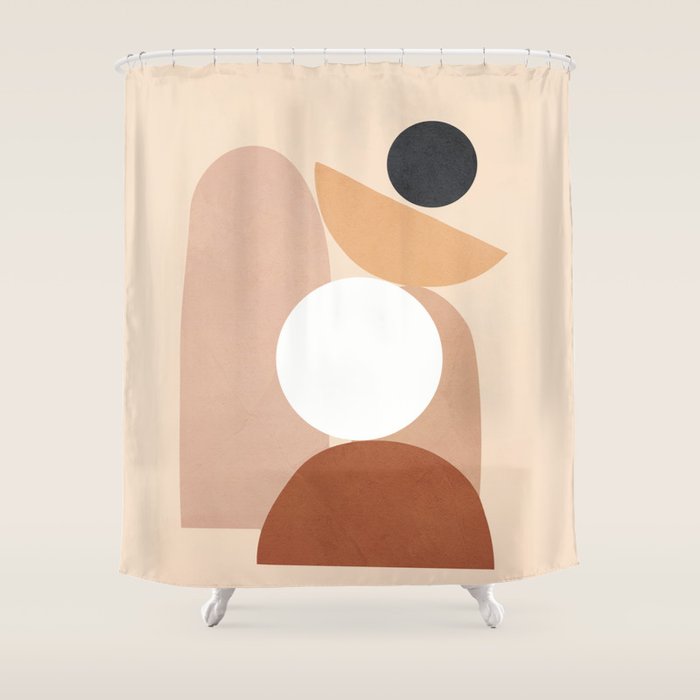Minimal Shapes No.70 Shower Curtain Gallery Image 1