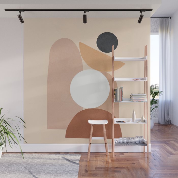 Minimal Shapes No.70 Wall Mural Gallery Image 1