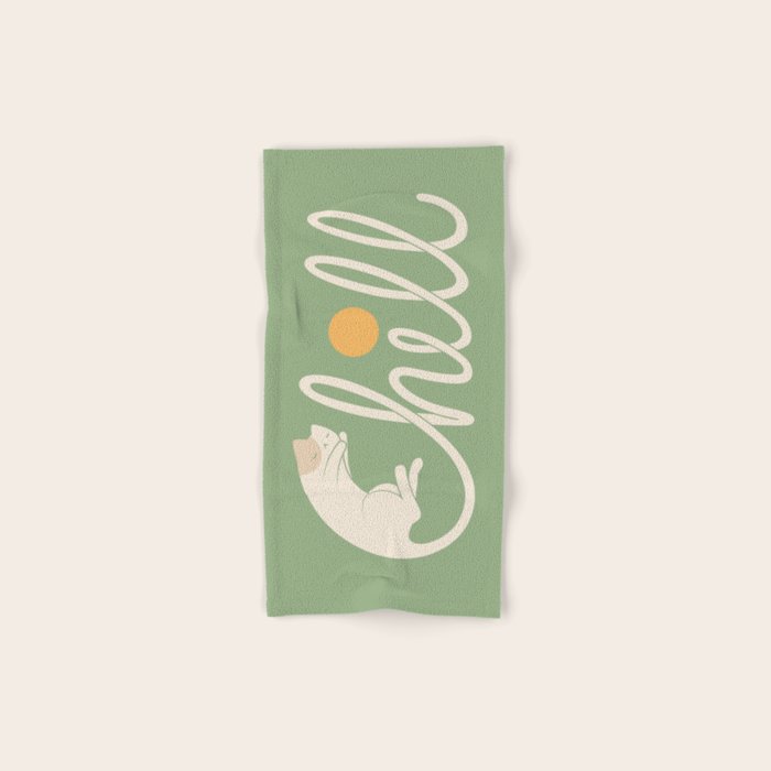 Cat Landscape 85: Chill Bath Towel Gallery Image 1