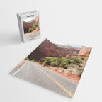 Road Trough Zion National Park Photo | Colors Of Utah Landscape Art Print | USA Travel Photography Jigsaw Puzzle Gallery Image 2